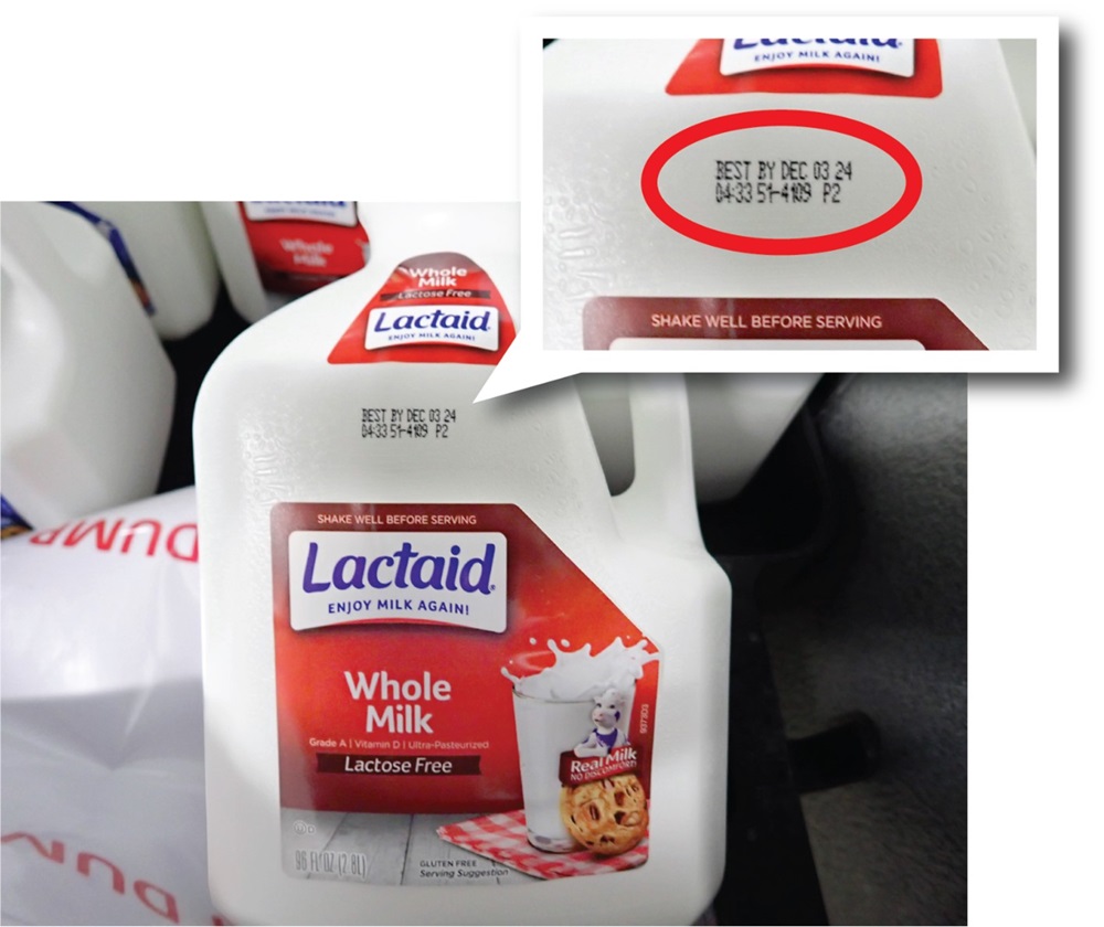 HP HOOD LLC RECALLS SELECT UNITS OF 96 oz REFRIGERATED  LACTAID MILK DUE TO POSSIBLE ALMOND ALLERGEN