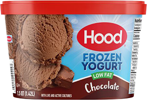 Chocolate Low Fat Frozen Yogurt | Hood