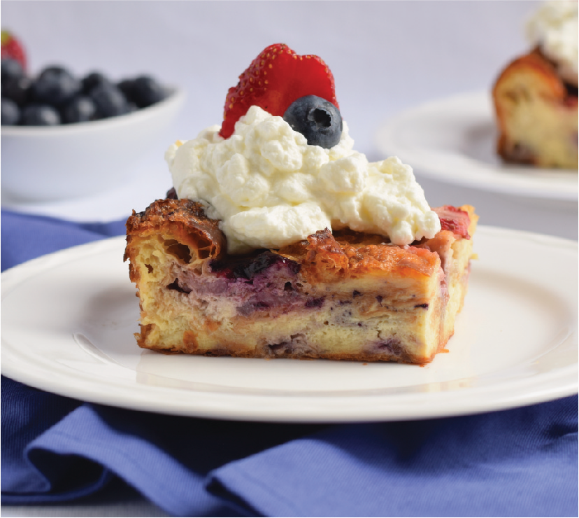 Berries and Cream Croissant Breakfast Casserole image