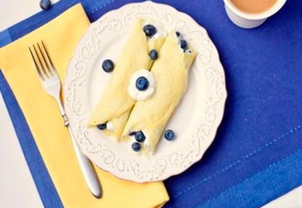 Blueberry Crepes image
