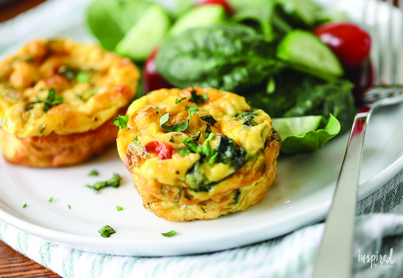Baked Cottage Cheese Egg Muffins