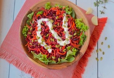 Carrot and Beet Noodle Salad image