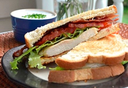 Chicken BLT with Basil Chive Sour Cream image
