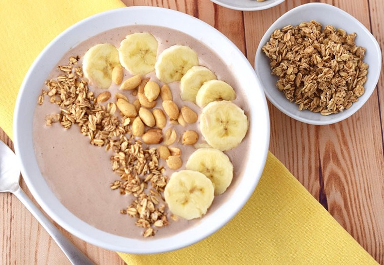 Chocolate Peanut Butter Smoothie Bowl image
