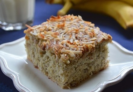Coconut Banana Buttermilk Cake image