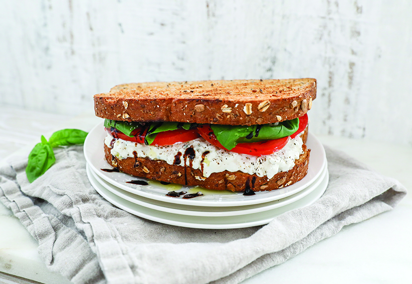 Chive Caprese Sandwich image