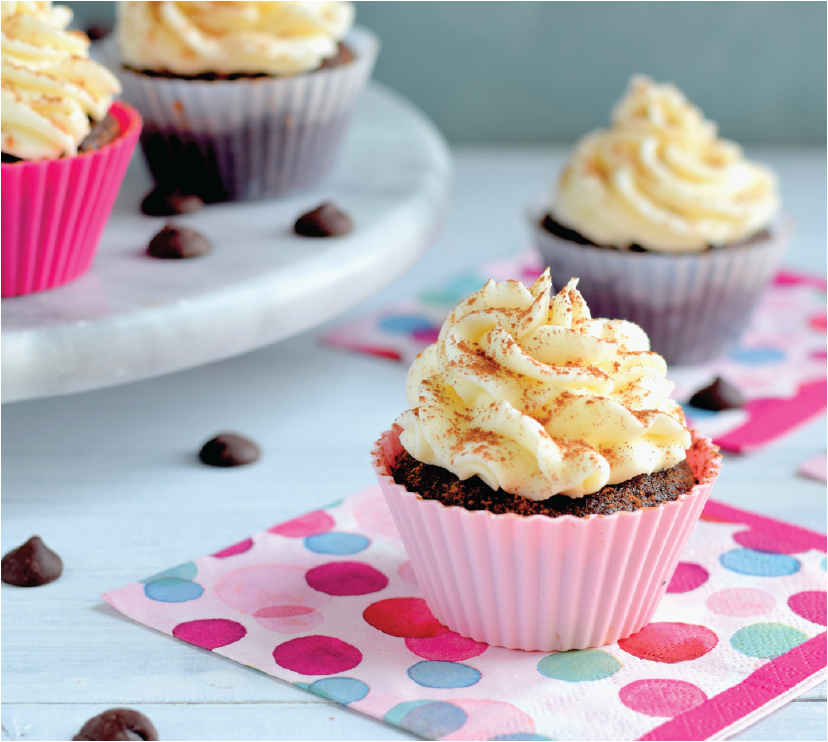 Double Chocolate Sour Cream Cupcakes image