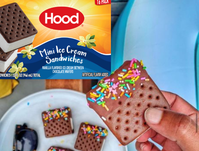 Dipped Ice Cream Sandwiches image