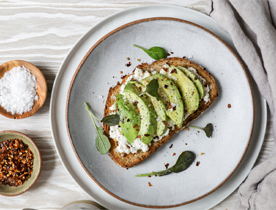 Avocado Toast with Cottage Cheese image