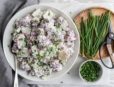 Potato Salad with Cottage Cheese image