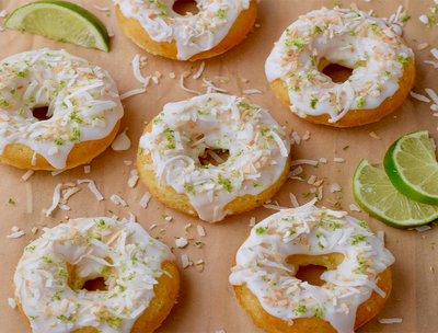 Key Lime Coconut Donuts image