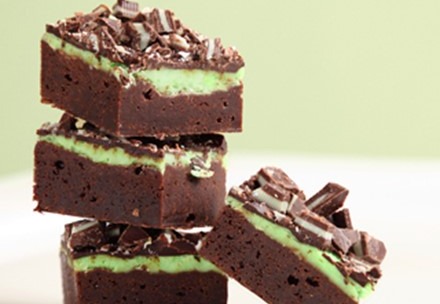 Mint Chocolate Brownies image