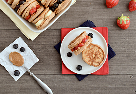 Mini Pancake Sandwiches image