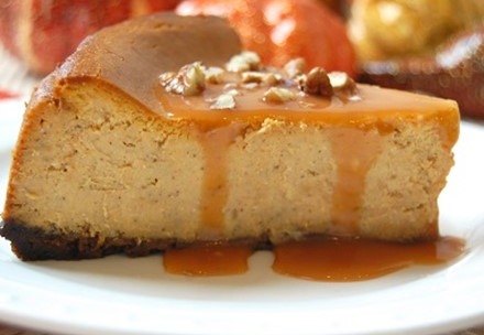 Pumpkin Spice Eggnog Cheesecake image
