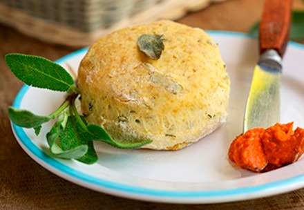 Sour Cream Cheddar and Chive Biscuits image