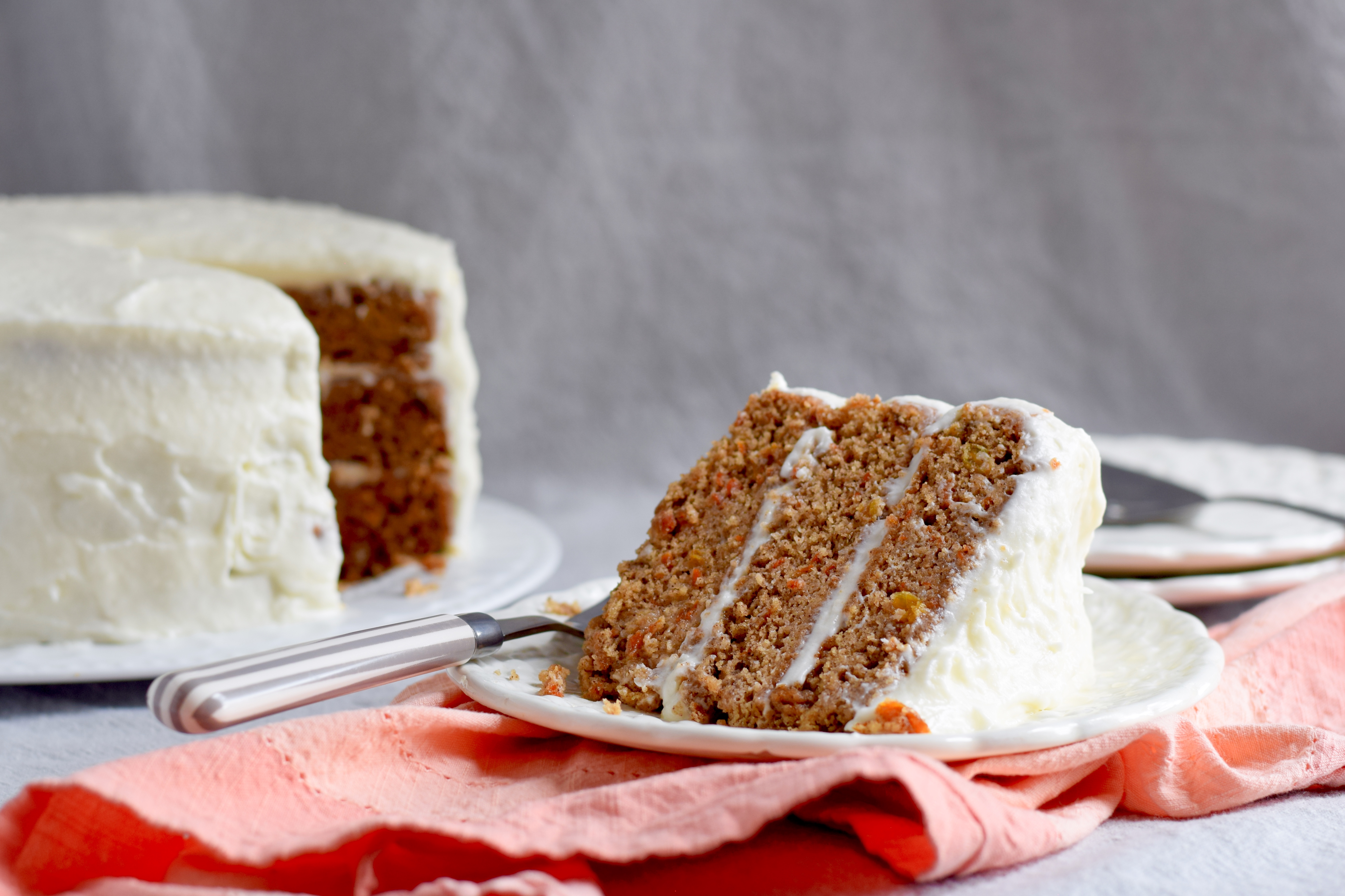 Spiced Carrot Cake with Whipped Cream Frosting image