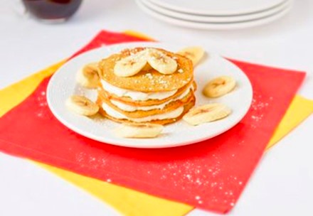 Stuffed Banana Oat Pancakes image