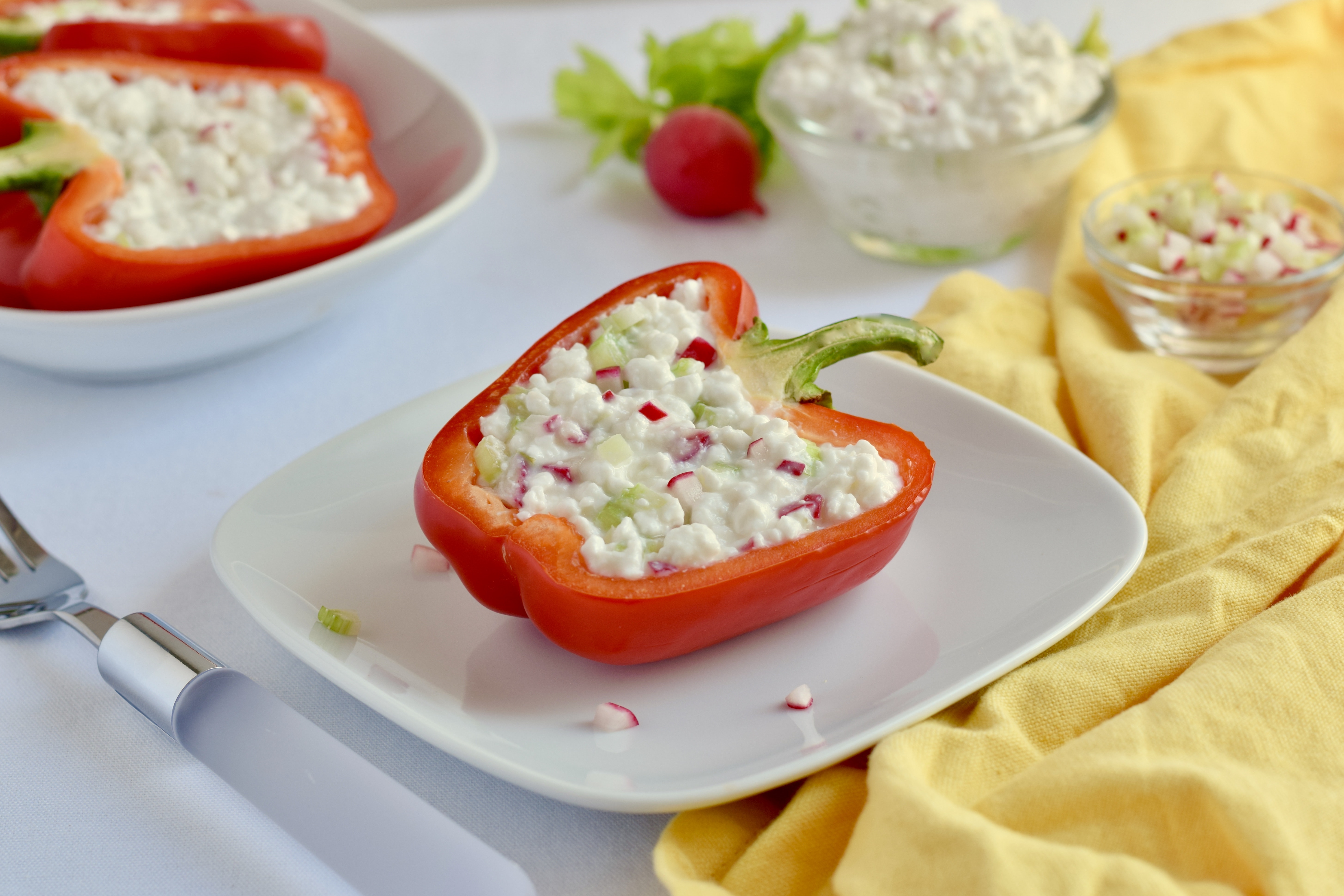 Stuffed Red Bell Pepper image