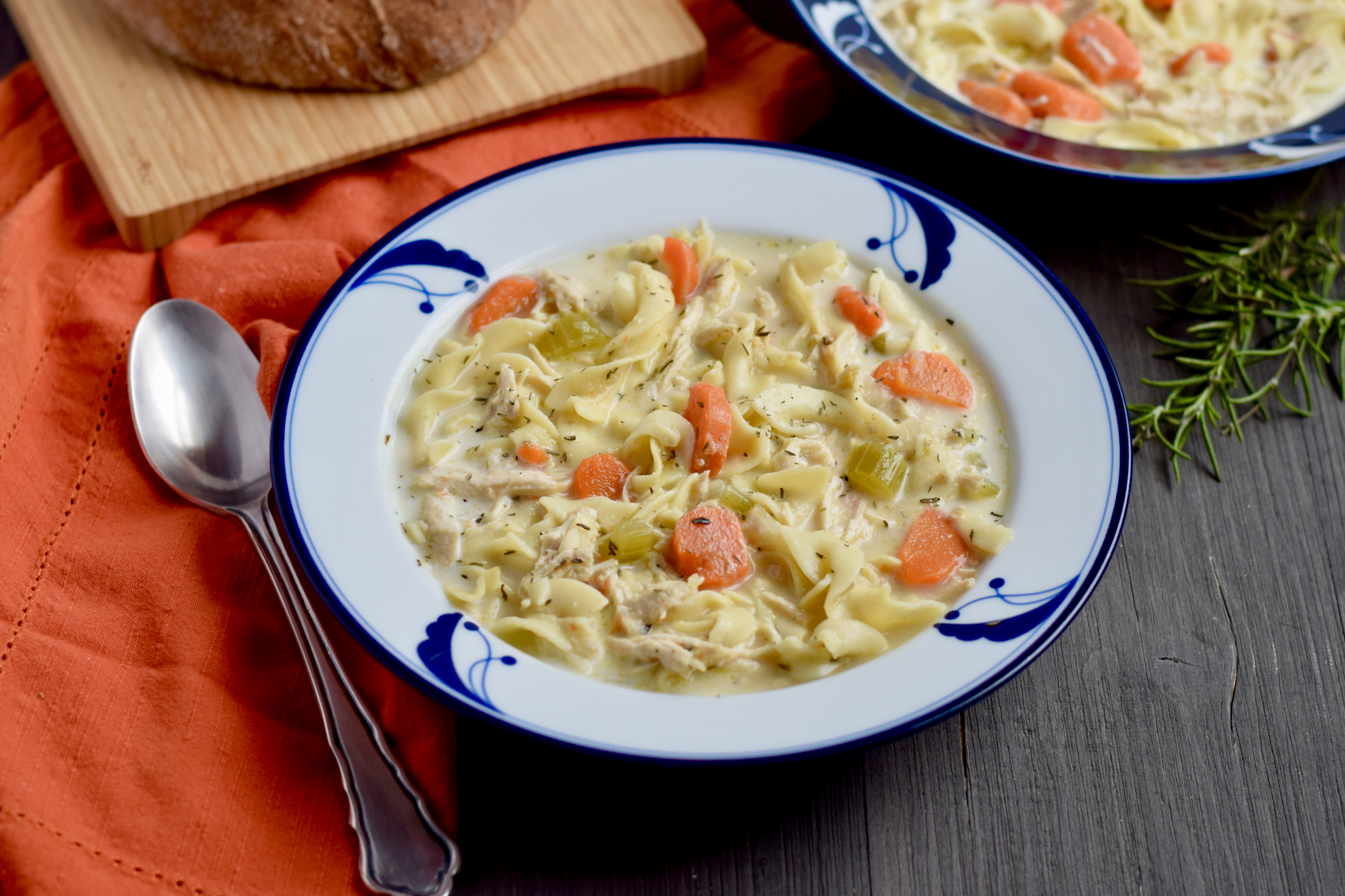 Slow Cooker Creamy Chicken Noodle Soup image