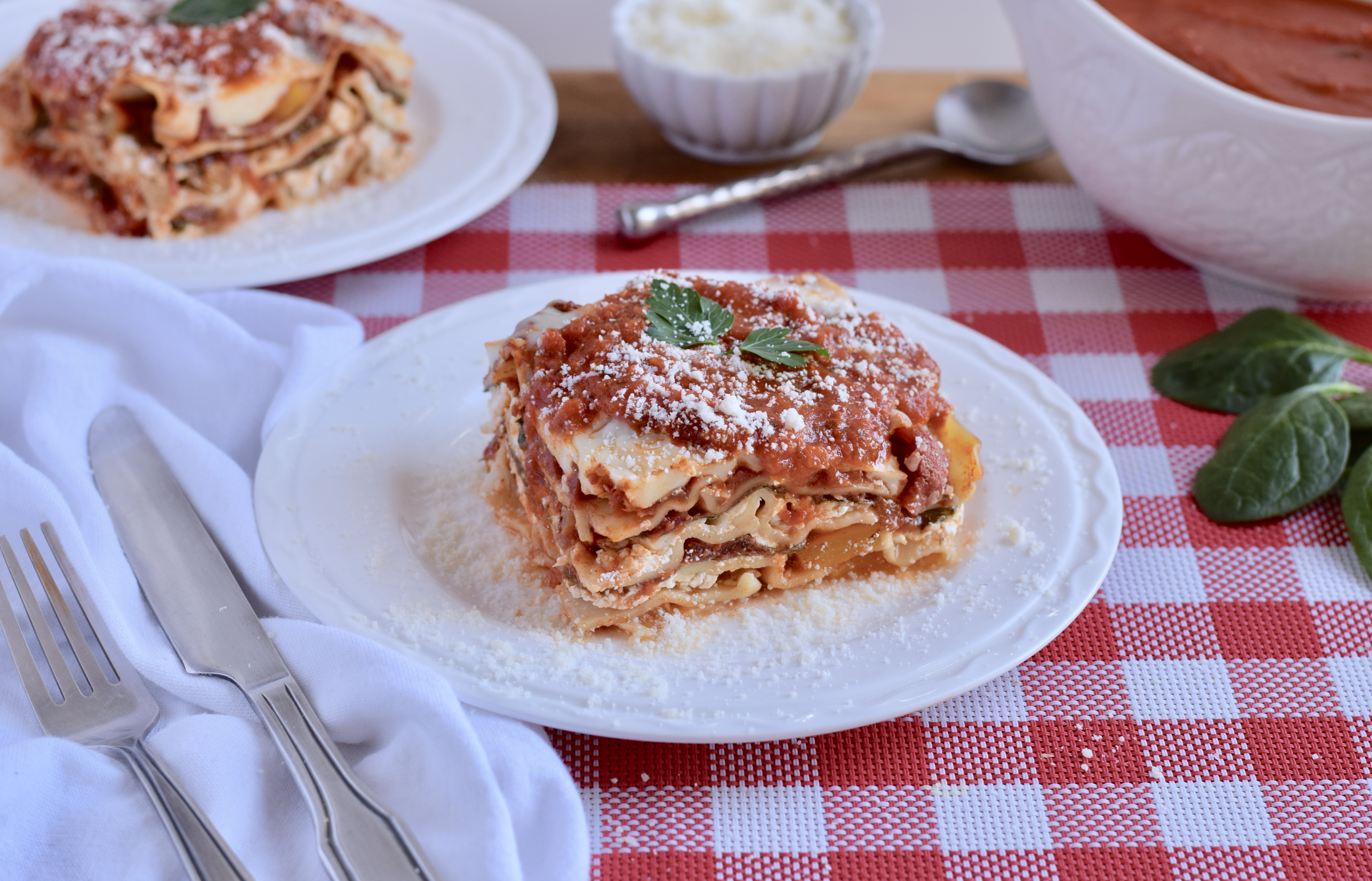 Slow Cooker Spinach Lasagna image