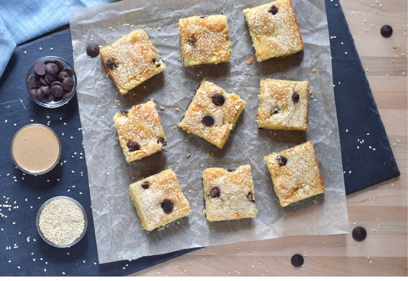 Tahini Chocolate Chip Snack Cake image