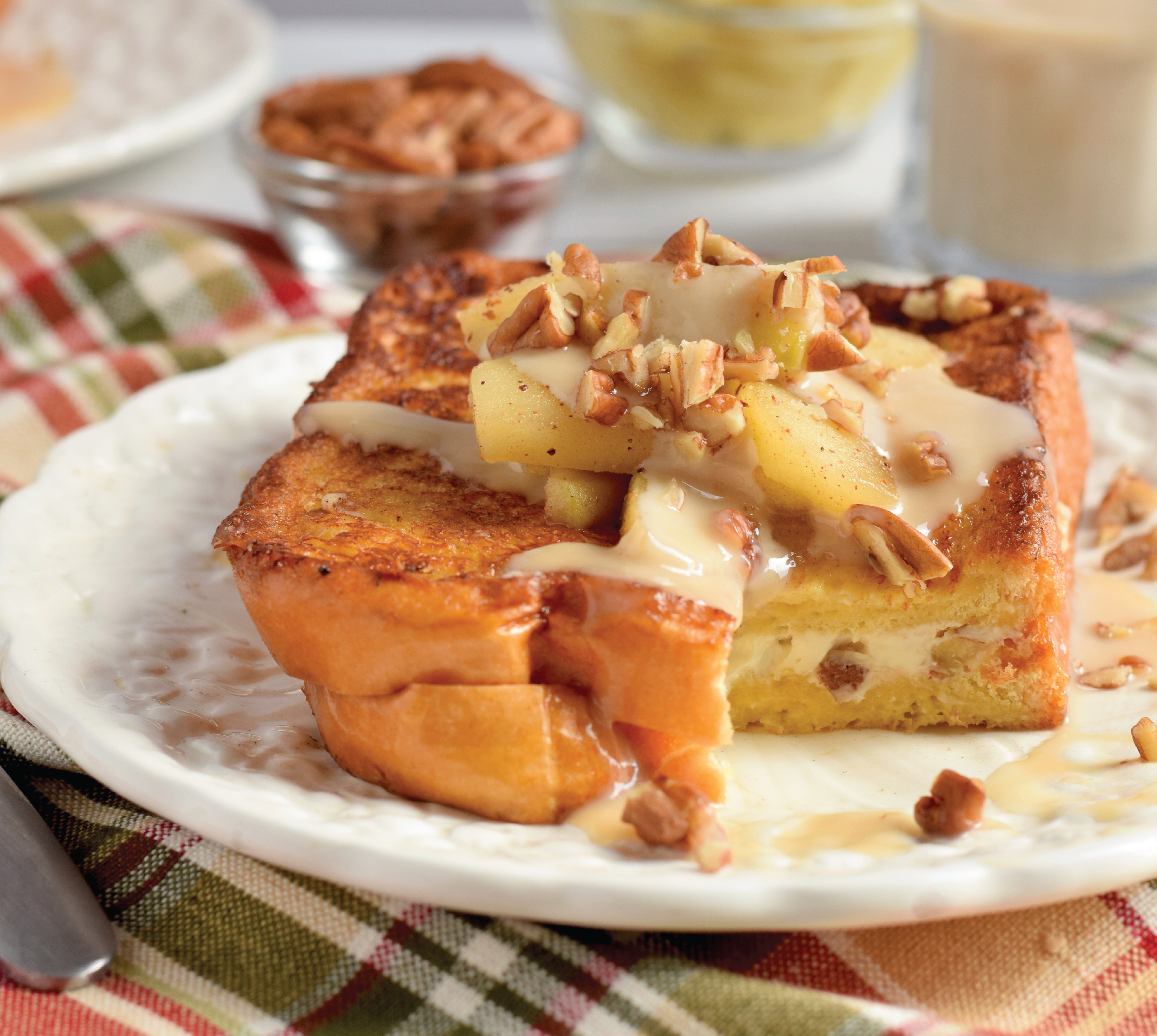 Apple Pecan Stuffed French Toast image