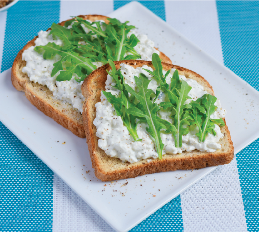 Arugula Toast image