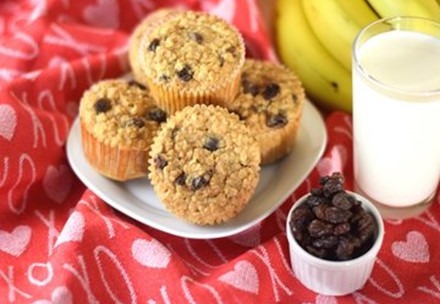 Banana Raisin Oatmeal Cups image