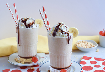 Banana Split Milkshake image