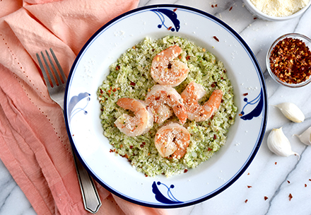 Broccoli Rice with Shrimp image