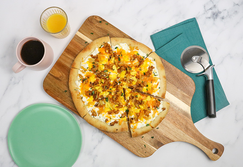 Cottage Cheese Breakfast Pizza image