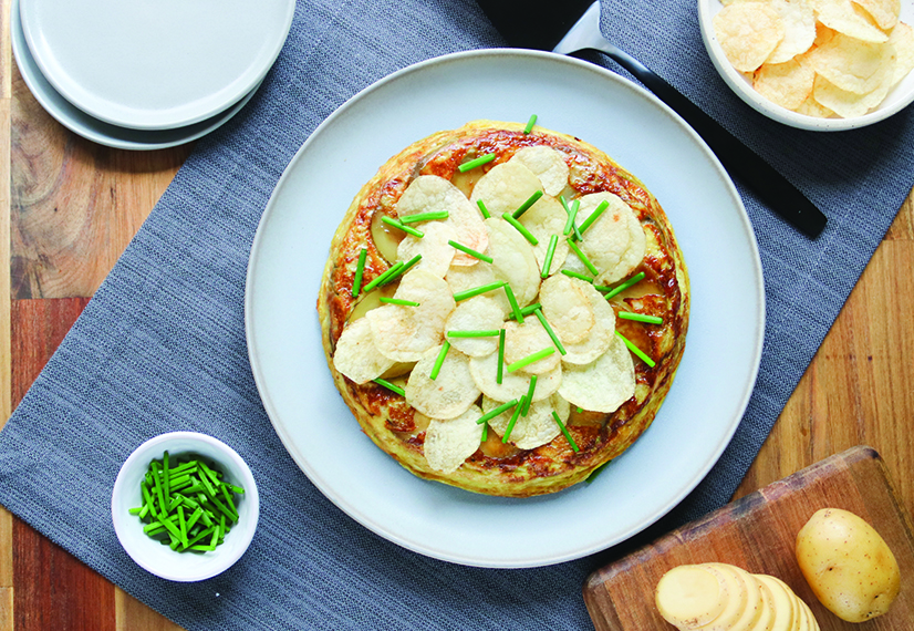 Country Style Cottage Cheese Tortilla Espanola image