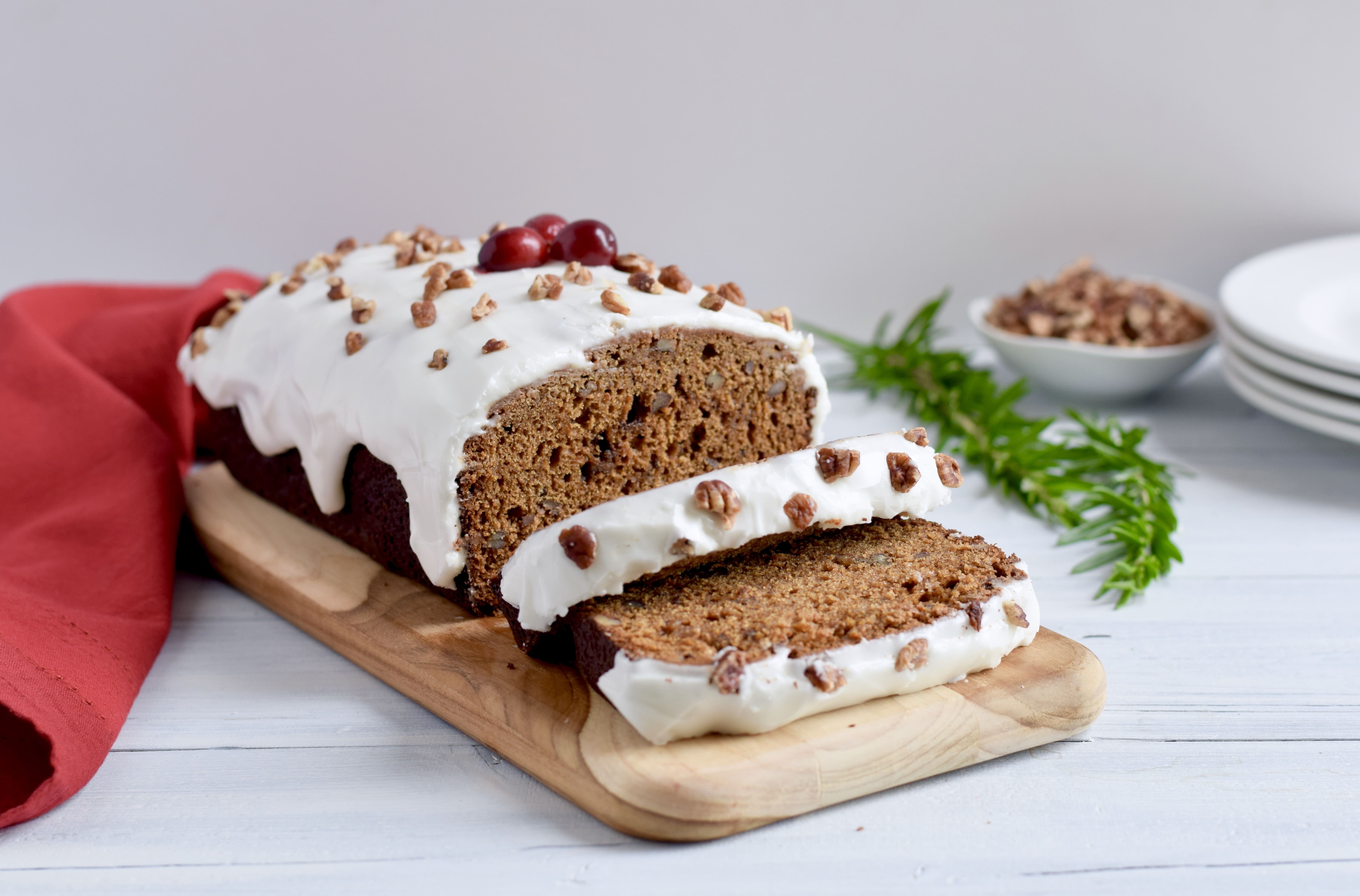Gingerbread Pecan Loaf image