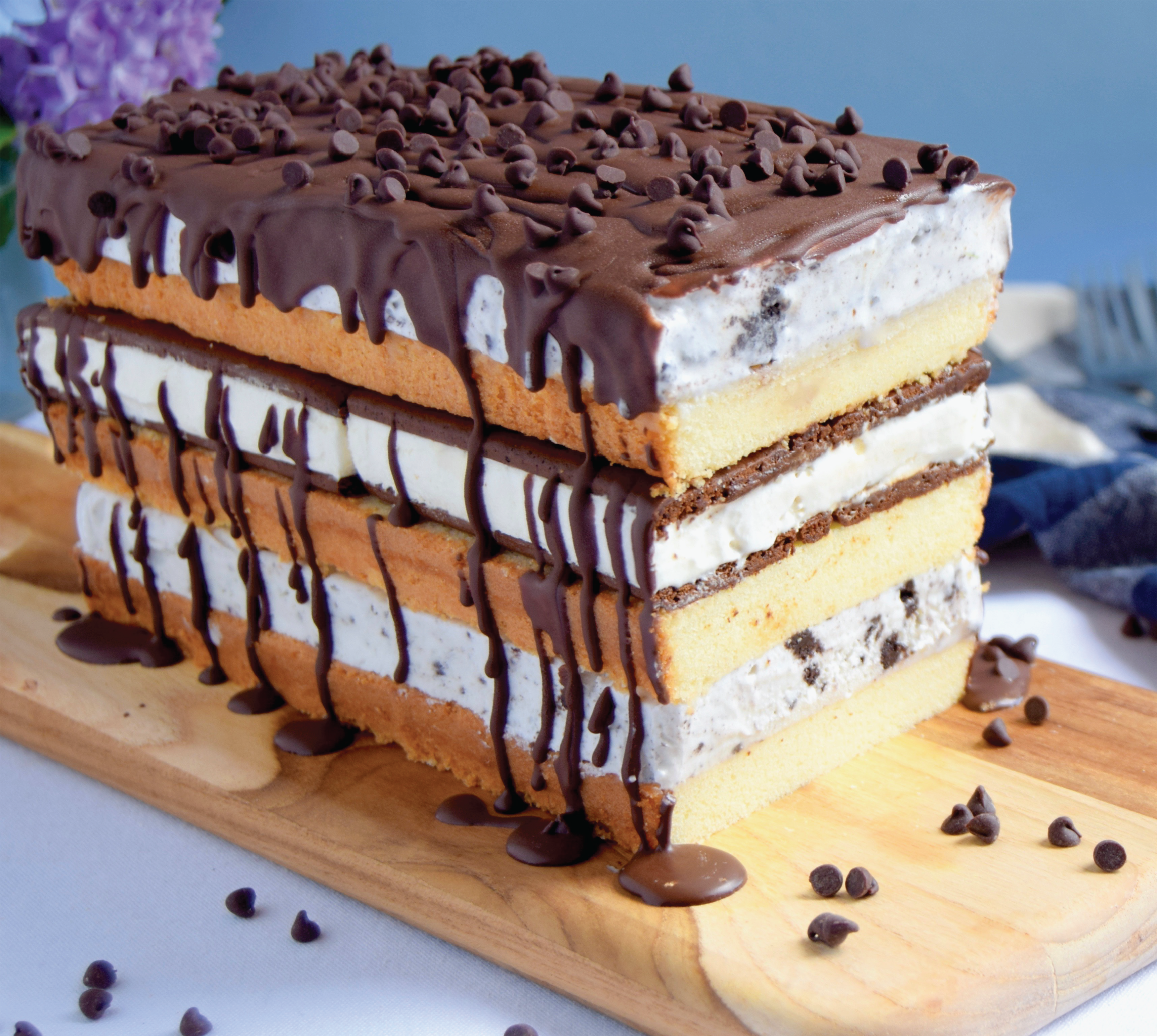 Ice Cream Sandwich Cookie Cake image