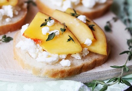 Peach Bruschetta image