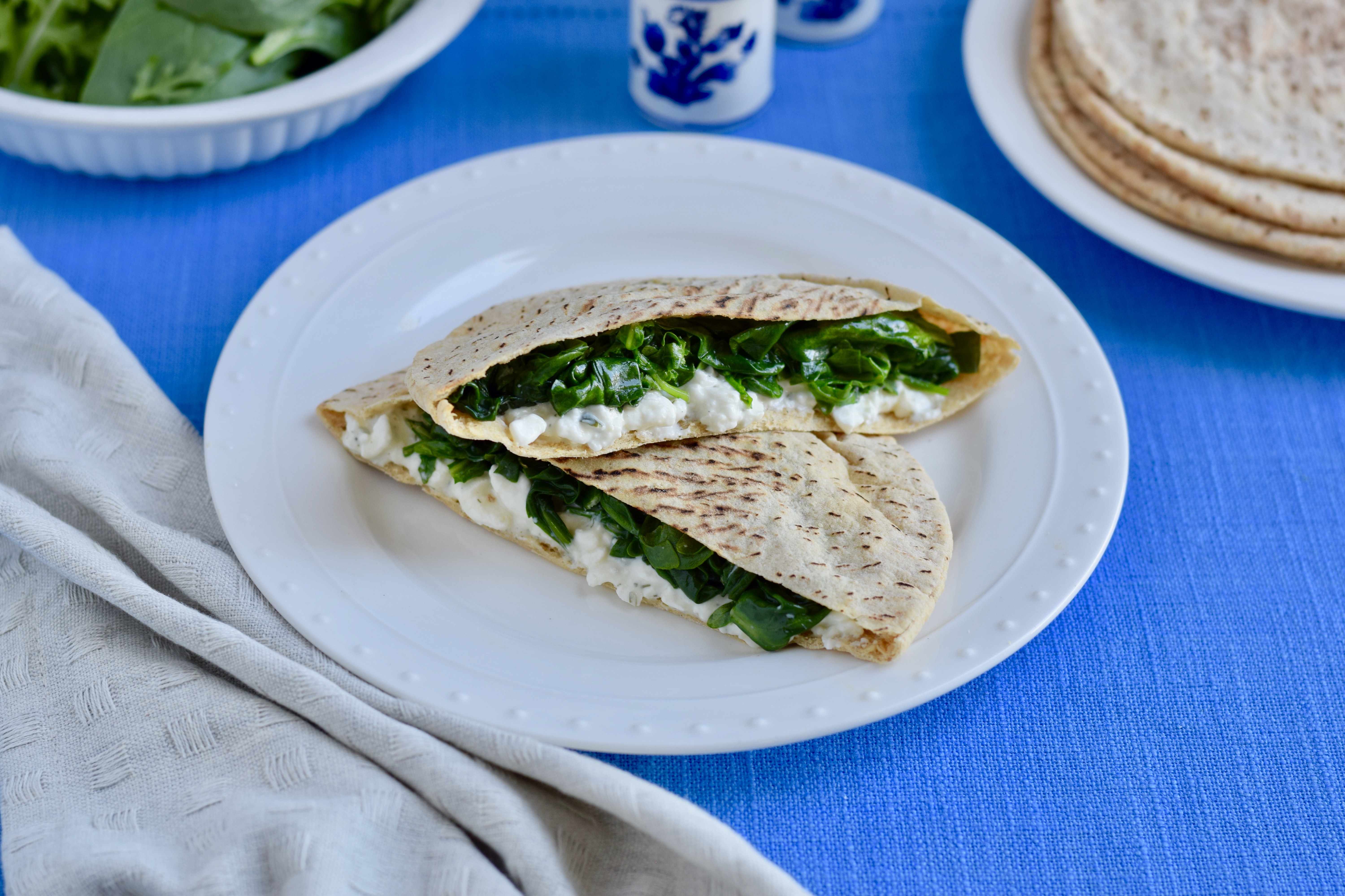 Pita and Greens image