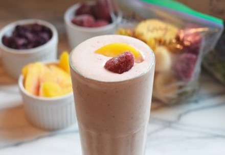 Strawberry Peach Smoothie image