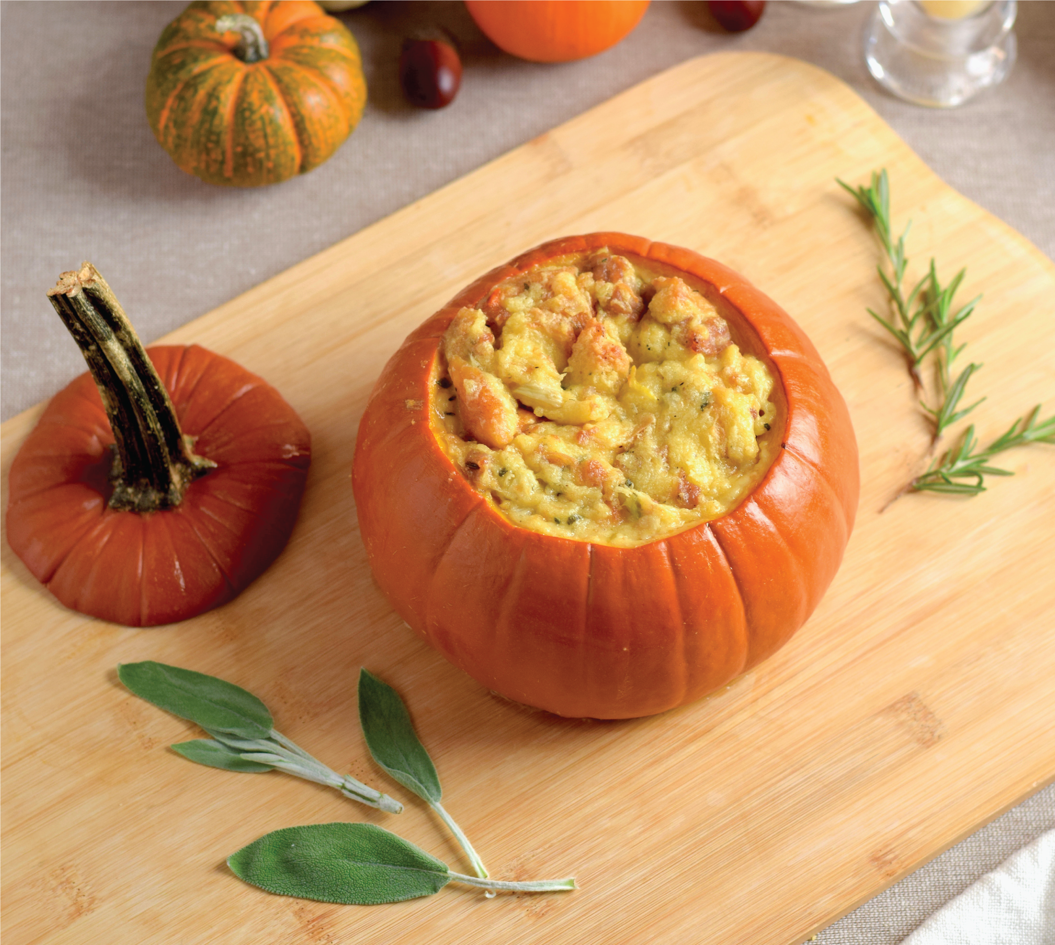 Sugar Pumpkin with Sausage Stuffing image