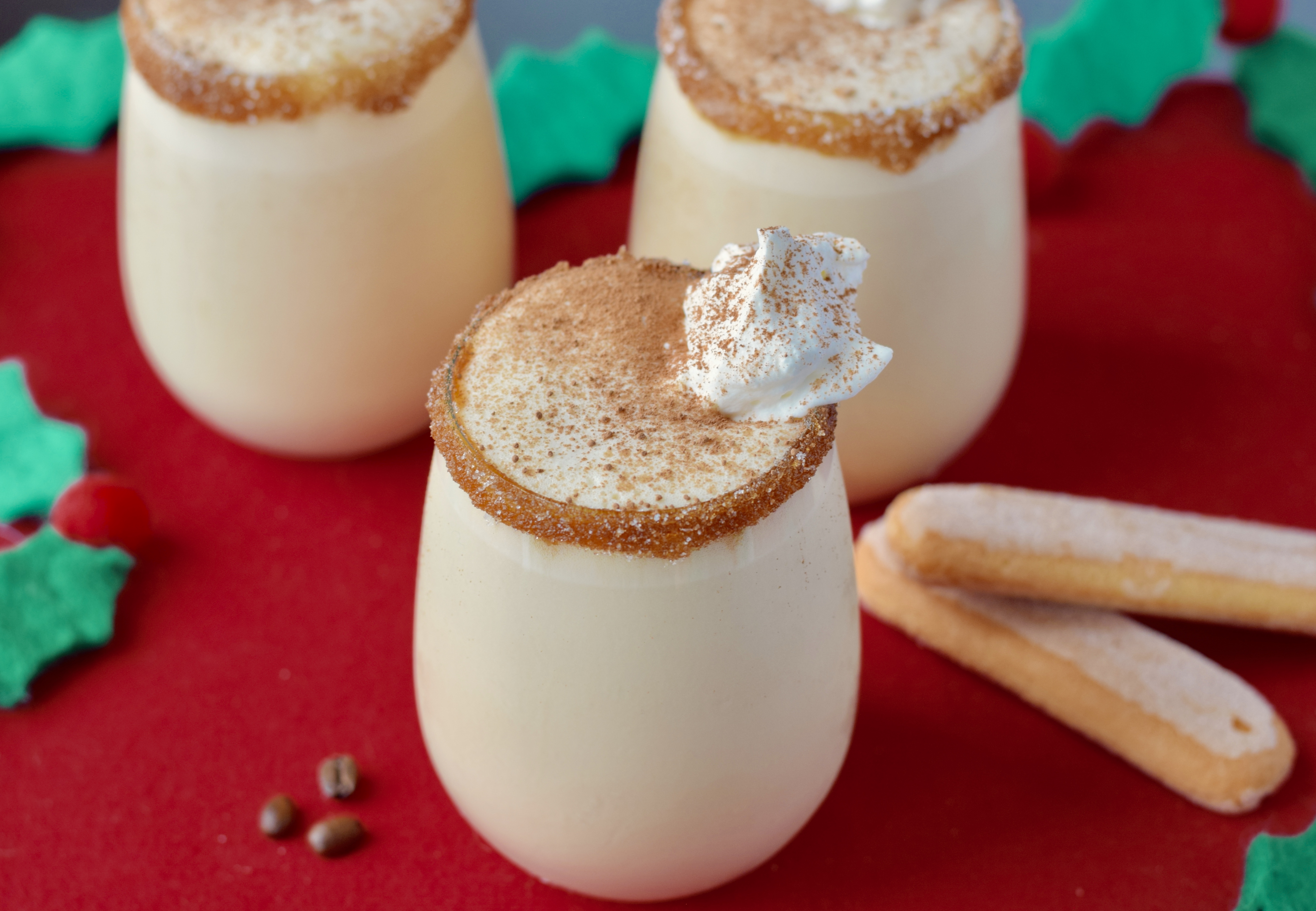 Eggnog Tiramisu Milkshake image