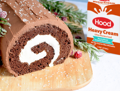Yule Log Cake image